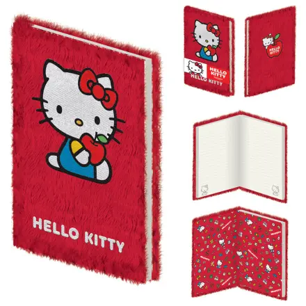 Hello Kitty A5 plüss jegyzetfüzet termékfotó