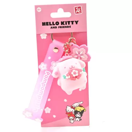 Hello Kitty and Friends Sanrio Sakura Pompompurin kulcstartó termékfotója