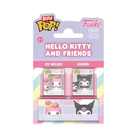 Hello Kitty Bitty Funko POP! Vinyl 2 db-os figura csomag Melody&Kuromi termékfotó