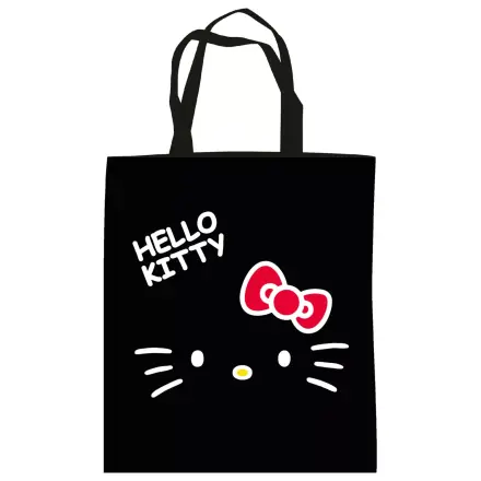 Hello Kitty Black vászontáska, bevásárlótáska 44 cm termékfotó
