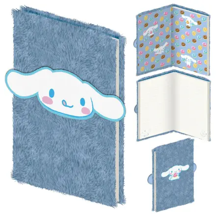 Hello Kitty Cinnamoroll A5 plüss jegyzetfüzet termékfotó