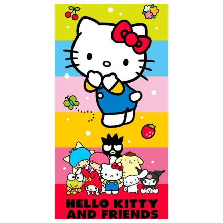 Hello Kitty Cute Friends törölköző 70x140 cm termékfotó