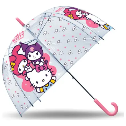 Hello Kitty Friends gyerek átlátszó esernyő Ø70 cm termékfotó