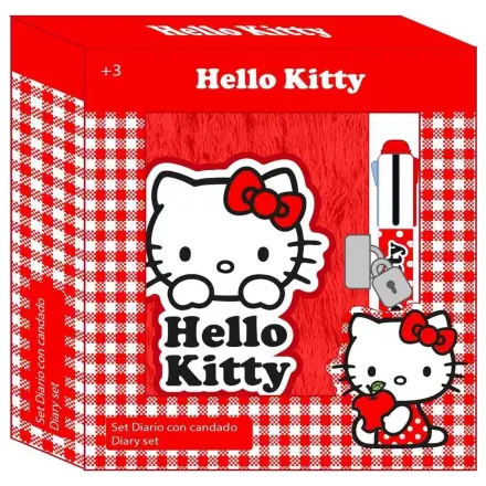 Hello Kitty keményfedeles füzet és 4 színű toll termékfotó