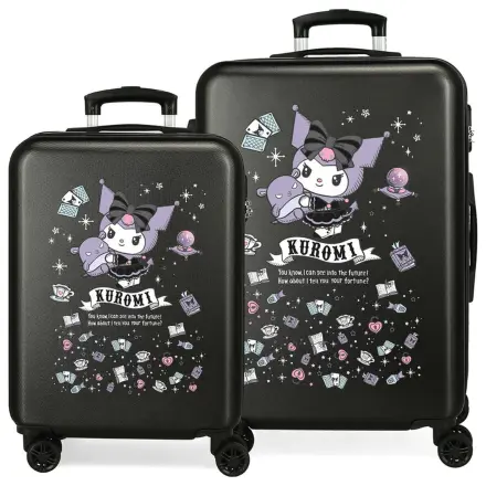 Hello Kitty Kuromi Fortune Telling ABS 2 db-os táska bőrönd csomag 55 és 65cm termékfotó