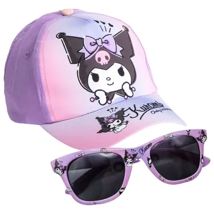 Hello Kitty Kuromi napszemüveg és baseball sapka szett termékfotó
