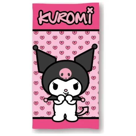 Hello Kitty Kuromi Pink fürdőlepedő, strand törölköző termékfotó