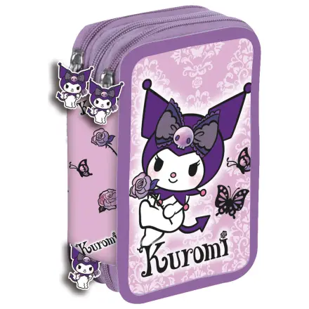Hello Kitty Kuromi Purple tripla tolltartó termékfotó