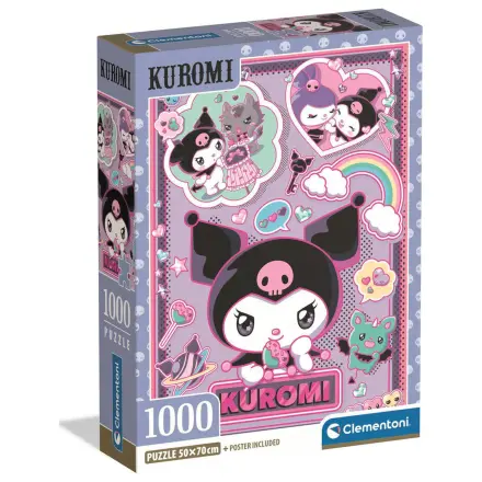 Hello Kitty Kuromi puzzle 1000db-os termékfotó
