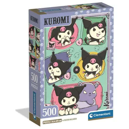 Hello Kitty Kuromi puzzle 500db-os termékfotó