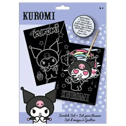 Hello Kitty Kuromi scratch képkarcoló készlet termékfotó