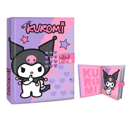 Hello Kitty Kuromi Secret titkos napló zárral termékfotó