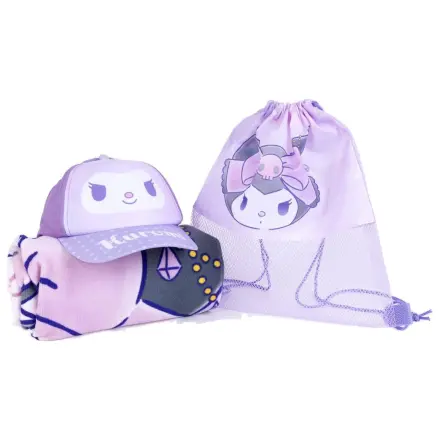 Hello Kitty Kuromi törölköző, táska és sapka csomag termékfotó