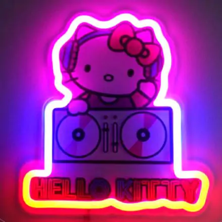 Hello Kitty neon fali lámpa termékfotója