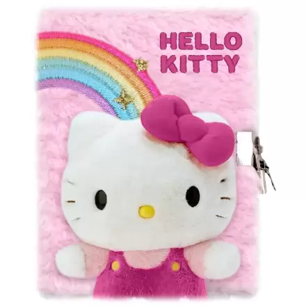 Hello Kitty plüss keményfedeles füzet termékfotója