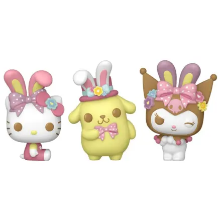 Hello Kitty Pocket Funko POP! Vinyl figura Easter Egg 3 db-os csomag HK 4 cm termékfotó