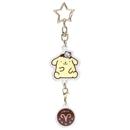 Hello Kitty Pompompurin Aries Astrological Symbol kulcstartó termékfotó