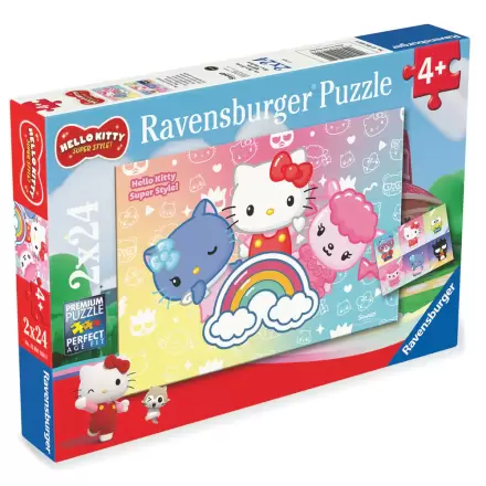 Hello Kitty puzzle 2x24db-os termékfotó