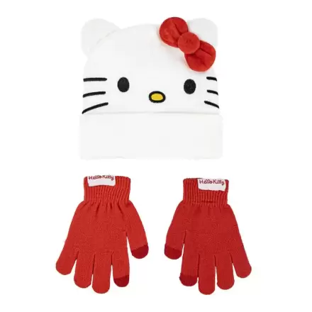 Hello Kitty sapka és kesztyű csomag termékfotó