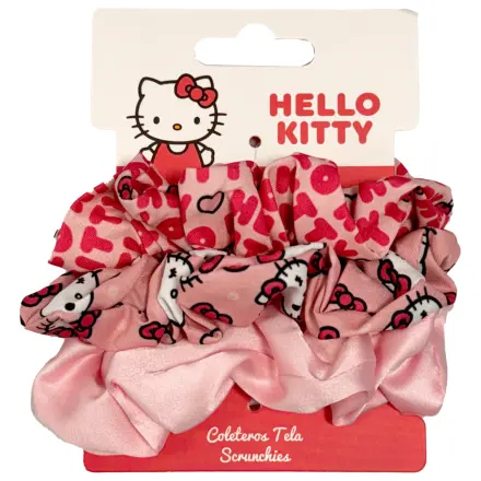 Hello Kitty Scrunchie hajgumi szett 3 db-os termékfotó