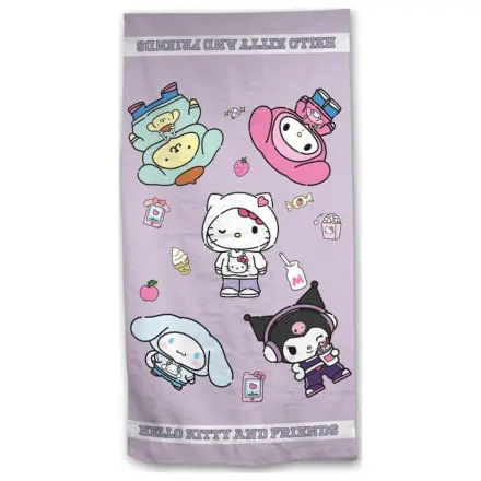 Hello Kitty strandtörölköző 100% pamut 90x170cm termékfotó
