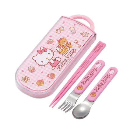Hello Kitty Sweety pink evőeszközkészlet csomag termékfotója