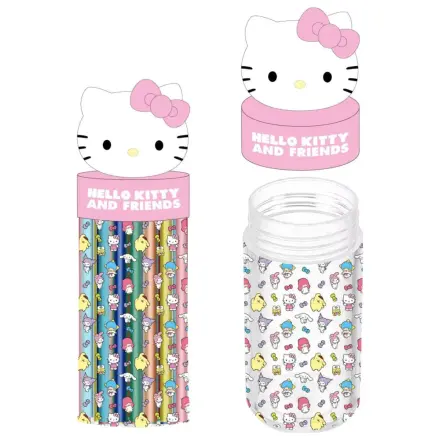 Hello Kitty Pink 18 db-os filctoll szett 3D tartóban termékfotó
