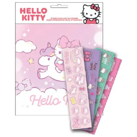 Hello Kitty Unicorn matricás album 50 db matricával termékfotó