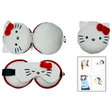 Hello Kitty utazópárna és alvó maszk termékfotó
