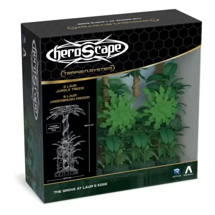 Heroscape Expansion The Grove at Laur's Edge Terrain Angol nyelvű termékfotó