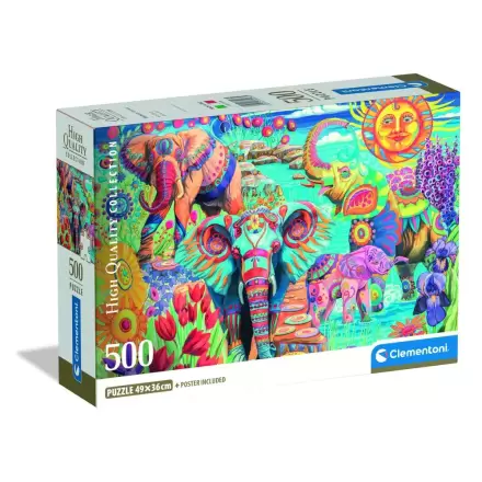 High Quality Elephants’ Carnival puzzle 500db-os termékfotója