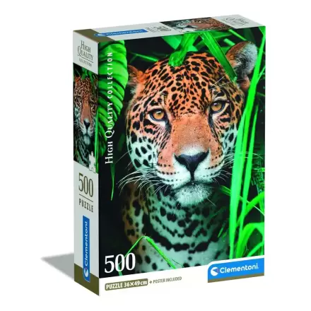 High Quality Jaguar in the Jungle puzzle 500db-os termékfotója