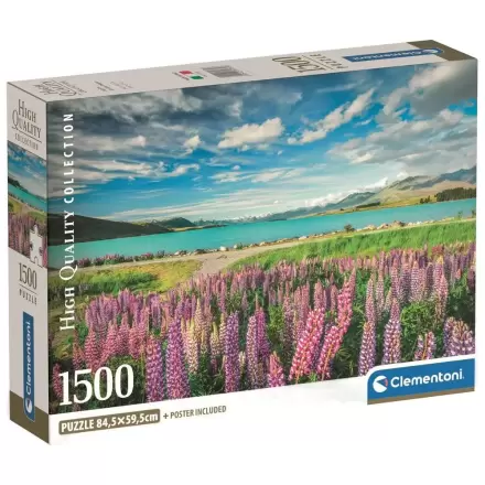 High Quality Lupins at Lake Tekapo puzzle 1500db-os termékfotó