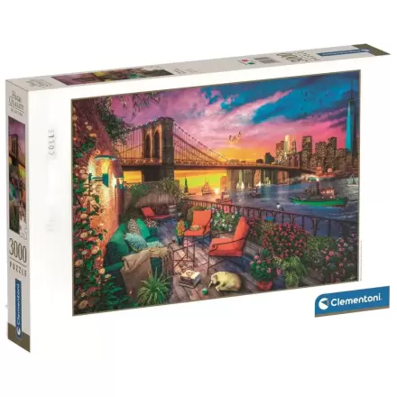 High Quality Manhattan Balcony Sunset puzzle 3000db-os termékfotó