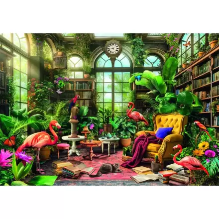 High Quality The Greenhouse Library puzzle 1000db-os termékfotója