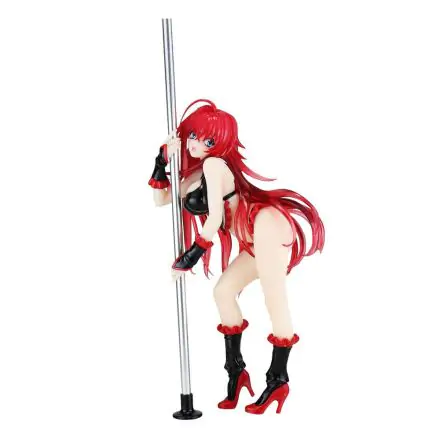 High School DxD 1/7 Rias Gremory Pole Dance Ver. Black Color szobor figura 20 cm termékfotó