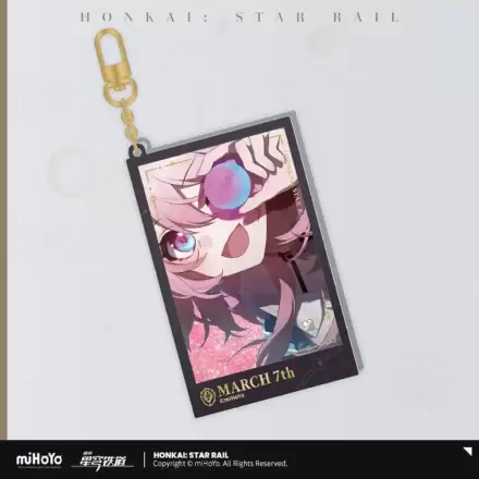 Honkai: Star Rail Countdown Departure Series Akril kulcstartó March 7th Glitter 9 cm termékfotó