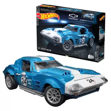 Hot Wheels 63 Corvette Grand Sport car MEGA Construx termékfotója