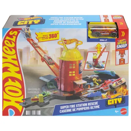 Hot Wheels City Fire Station játékszett termékfotó