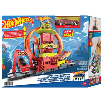 Hot Wheels City Super Fire Station játékszett termékfotó