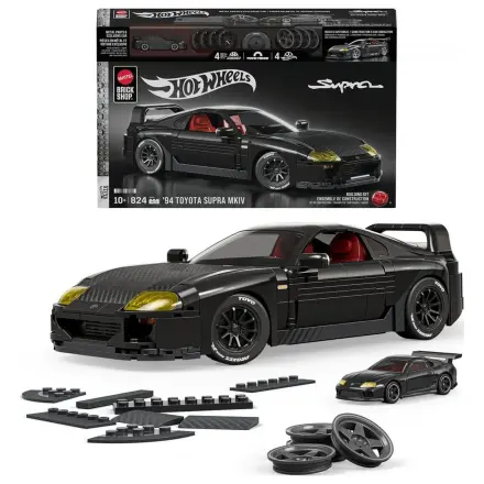 Hot Wheels Elite Mattel Brick Shop 1/16 '94 Toyota Supra MKIV építőkészlet  termékfotó