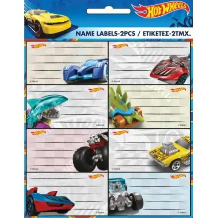 Hot Wheels füzetcímke 16 db-os termékfotó