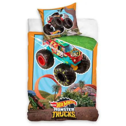 Hot Wheels, Monster Truck ágyneműhuzat 160×200cm, 70×80 cm termékfotó