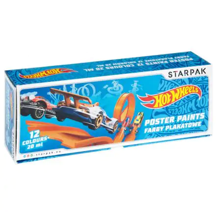 Hot Wheels plakátfesték, tempera 12 db-os termékfotó
