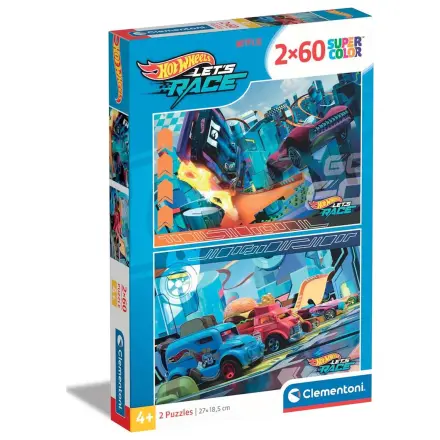 Hot Wheels puzzle 2x60db-os termékfotó