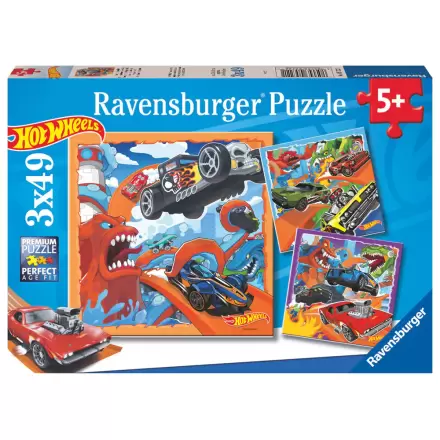 Hot Wheels puzzle 3x39db-os termékfotó