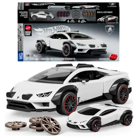 Hot Wheels Speed Mattel Brick Shop 1/32 Lamborghini Huracán Sterrato építőkészlet  termékfotó