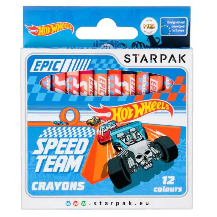 Hot Wheels Zsírkréta 12 db-os termékfotó