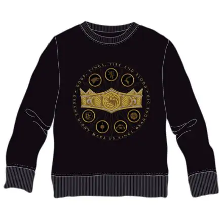 House of the Dragon Crown felnőtt pulóver termékfotó