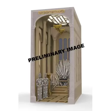 House of the Dragon Tiny Adventures Book Nook Mini Diorama Iron Throne 23 cm termékfotója